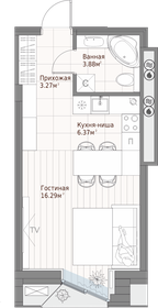 Квартира 29,8 м², студия - изображение 1