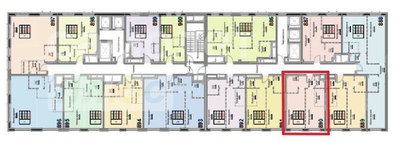 54 м², 2-комнатная квартира 43 700 000 ₽ - изображение 66