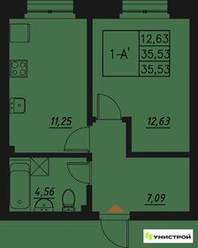 18 м², квартира-студия 2 700 000 ₽ - изображение 72