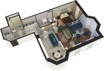 30 м², 1-комнатная квартира 2 700 000 ₽ - изображение 75