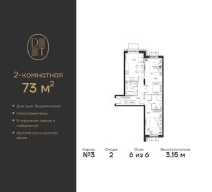 68 м², 2-комнатная квартира 37 094 708 ₽ - изображение 22