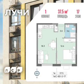 36,7 м², 1-комнатная квартира 14 150 000 ₽ - изображение 77