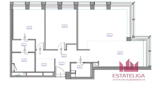 Квартира 85 м², 3-комнатная - изображение 2