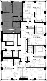 Квартира 62,4 м², 2-комнатная - изображение 2