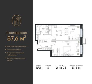 37 м², 1-комнатная квартира 20 000 000 ₽ - изображение 31
