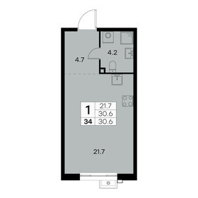 37,1 м², 1-комнатная квартира 9 499 999 ₽ - изображение 81