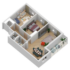 Квартира 102,3 м², 3-комнатная - изображение 2