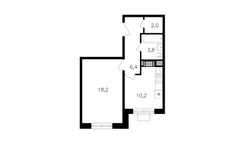 24,1 м², квартира-студия 11 206 500 ₽ - изображение 7