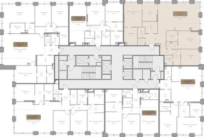 Квартира 161,6 м², 3-комнатная - изображение 2