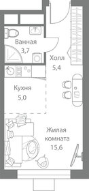 Квартира 29,7 м², студия - изображение 1