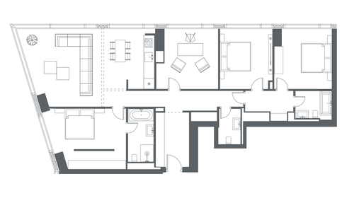 190,4 м², 5-комнатные апартаменты 180 000 000 ₽ - изображение 112