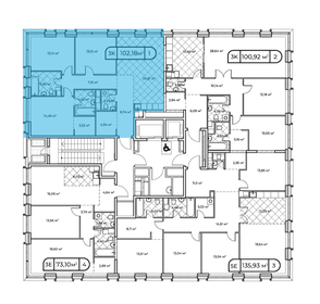 75 м², 3-комнатная квартира 75 000 000 ₽ - изображение 121