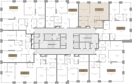 70 м², 4-комнатная квартира 52 900 000 ₽ - изображение 182