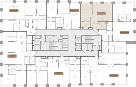 75 м², 1-комнатная квартира 83 344 368 ₽ - изображение 124