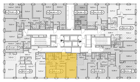 51 м², 2-комнатная квартира 36 000 000 ₽ - изображение 112
