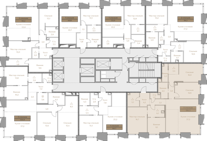 100,1 м², 3-комнатная квартира 85 000 000 ₽ - изображение 162