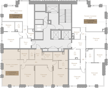 Квартира 105,1 м², 3-комнатная - изображение 2