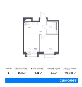 30,9 м², 1-комнатная квартира 10 998 610 ₽ - изображение 62