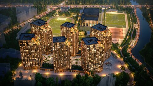 Купить однокомнатную квартиру рядом с прудом в МФК Capital Towers в Москве и МО - изображение 19