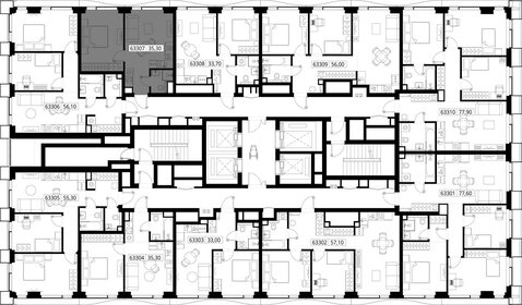 35,3 м², 1-комнатная квартира 15 705 394 ₽ - изображение 83