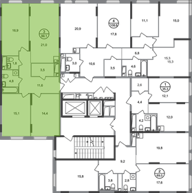 Квартира 89,1 м², 3-комнатная - изображение 2