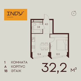 33 м², 1-комнатные апартаменты 18 000 000 ₽ - изображение 150