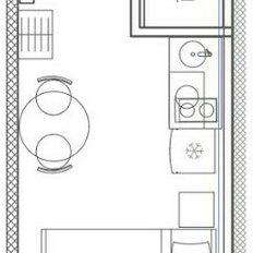 Квартира 12,4 м², студия - изображение 1