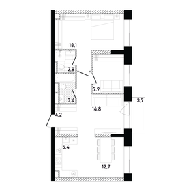 95 м², 3-комнатные апартаменты 35 000 000 ₽ - изображение 116