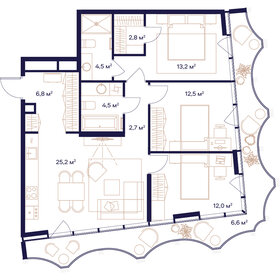 90 м², 3-комнатная квартира 45 380 000 ₽ - изображение 76