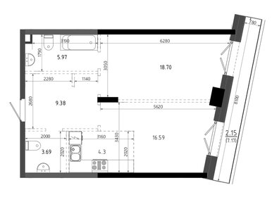 75,5 м², 2-комнатная квартира 21 619 570 ₽ - изображение 83