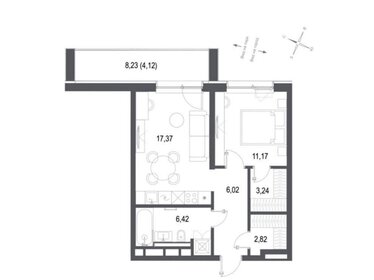70,4 м², 2-комнатная квартира 24 580 000 ₽ - изображение 56
