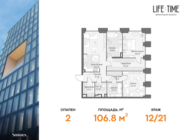 92,2 м², 3-комнатная квартира 95 000 000 ₽ - изображение 130