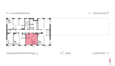 30,6 м², 1-комнатная квартира 12 000 000 ₽ - изображение 114