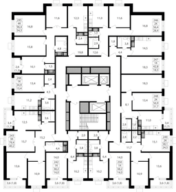 56,4 м², 2-комнатная квартира 20 275 800 ₽ - изображение 7