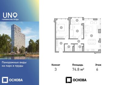 71,4 м², 4-комнатные апартаменты 23 900 000 ₽ - изображение 149