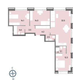 84,5 м², 3-комнатная квартира 30 993 756 ₽ - изображение 6