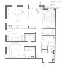Квартира 160 м², 3-комнатная - изображение 5