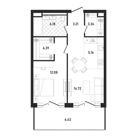 66 м², 3-комнатная квартира 23 850 000 ₽ - изображение 130