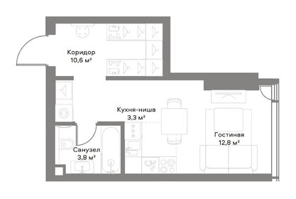 29,4 м², квартира-студия 25 556 144 ₽ - изображение 94