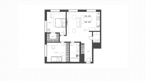 Квартира 81 м², 3-комнатные - изображение 1