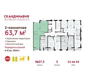 75 м², 2-комнатная квартира 18 000 000 ₽ - изображение 136