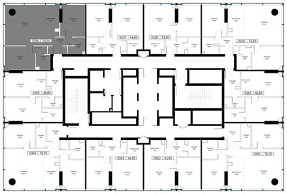 Квартира 74,5 м², 2-комнатная - изображение 3