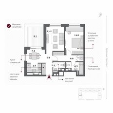 Квартира 59,8 м², 2-комнатная - изображение 4