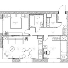 Квартира 54,2 м², 3-комнатные - изображение 3