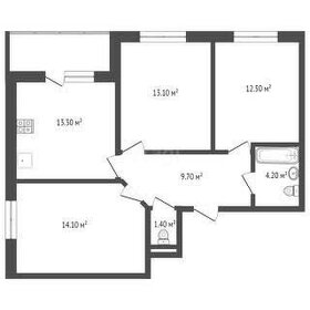 Квартира 73 м², 3-комнатная - изображение 1