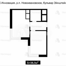 Квартира 38 м², 1-комнатная - изображение 1