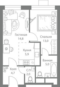Купить квартиру двухуровневую в районе Беговой в Москве и МО - изображение 1