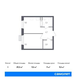 30 м², 1-комнатная квартира 7 400 000 ₽ - изображение 79