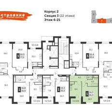 Квартира 36 м², 1-комнатная - изображение 2