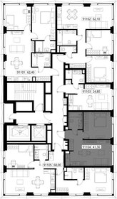 37,5 м², 1-комнатная квартира 10 200 000 ₽ - изображение 179